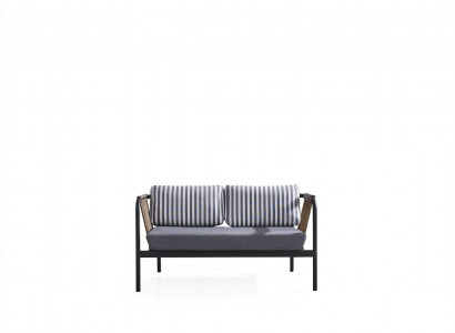 Sofa 2 seater luxury sofas modern fabric furniture design gray couch designer